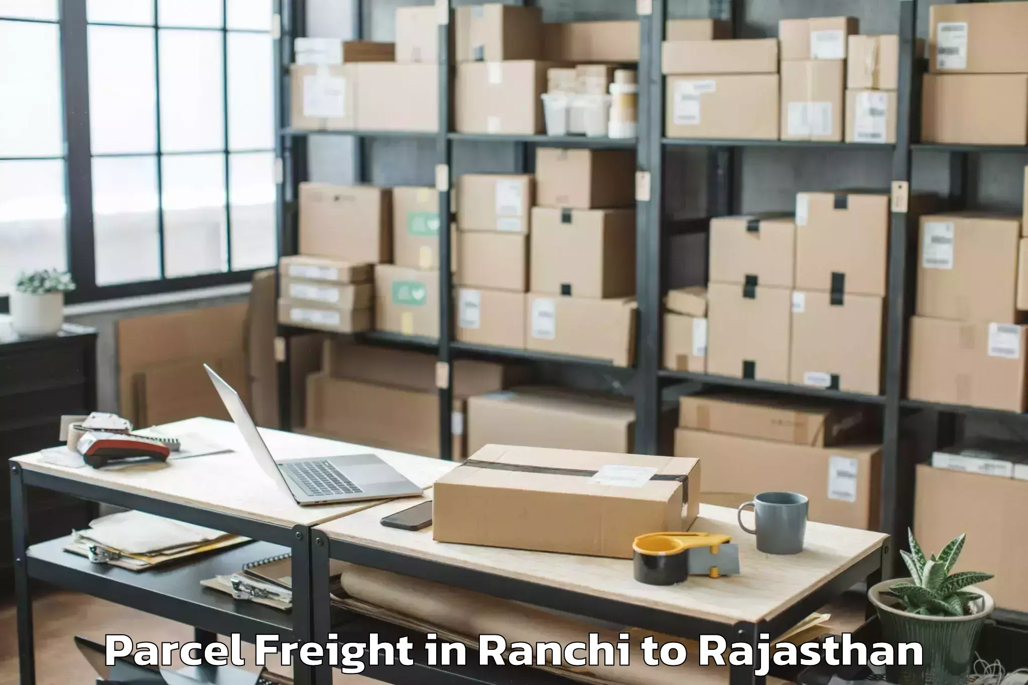 Trusted Ranchi to Hindaun Parcel Freight